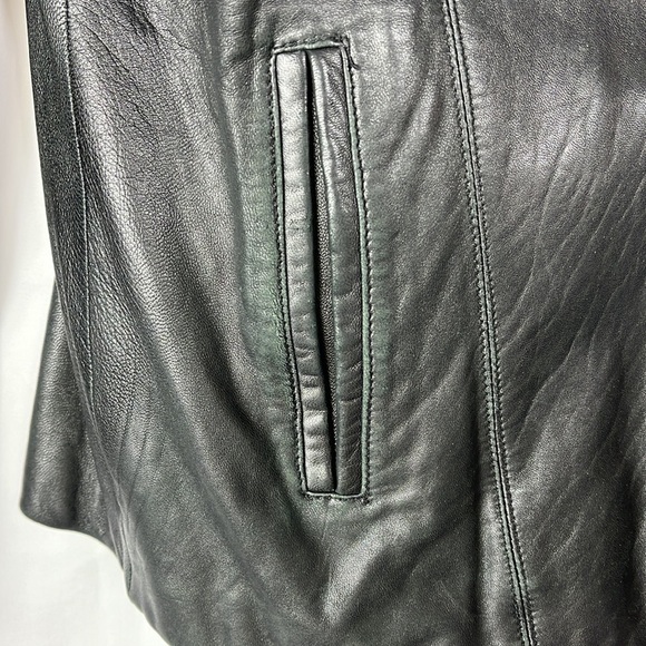 Extasy Italian soft leather pant coat EUC - Picture 8 of 12